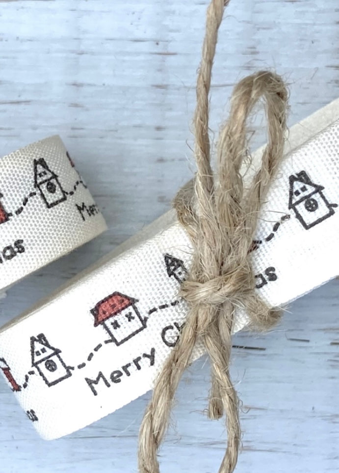 Christmas reusable ribbon