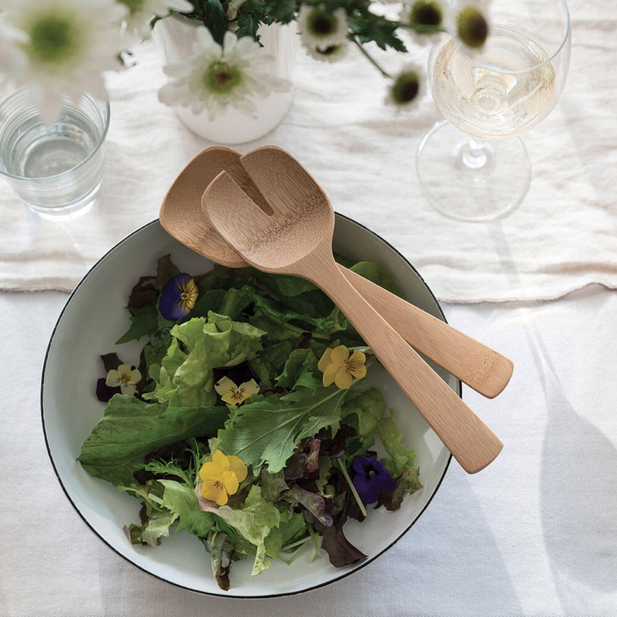 organic bamboo utensils pack of 2 