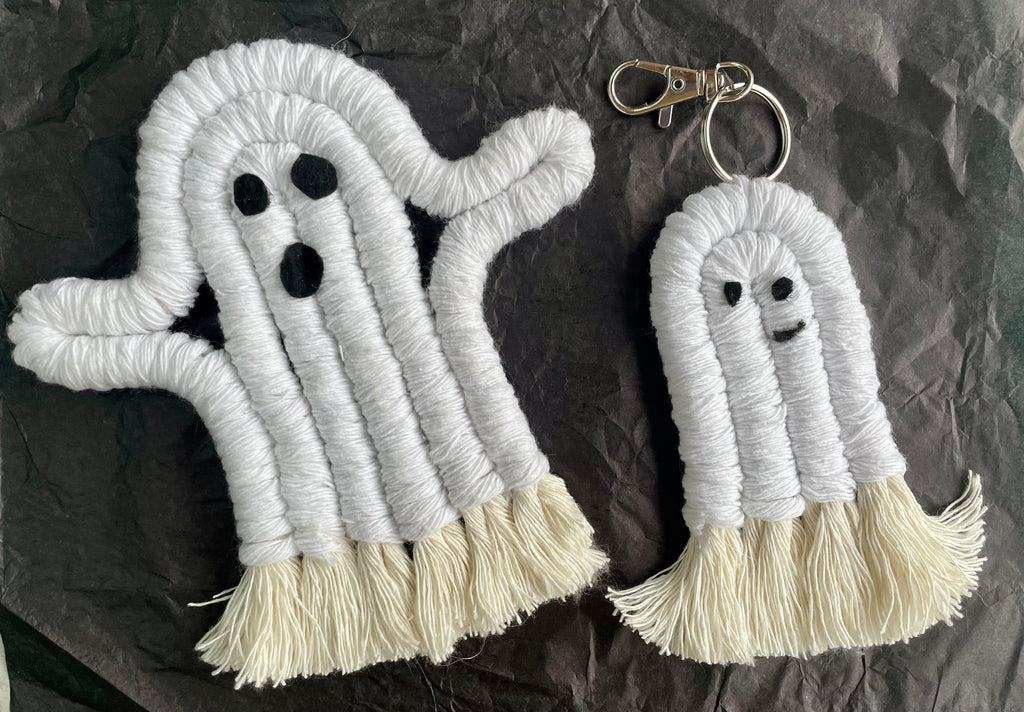 Halloween Handmade Macrame Ghost