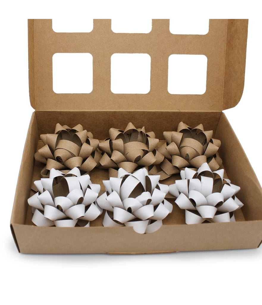 Box of 6 Paper Bows