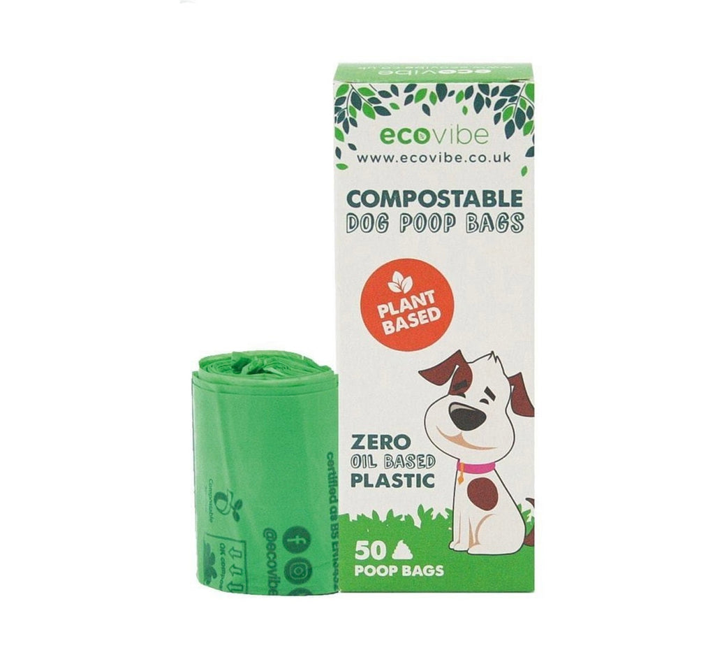 50 Biodegradable, Compostable Dogs Doo Bags