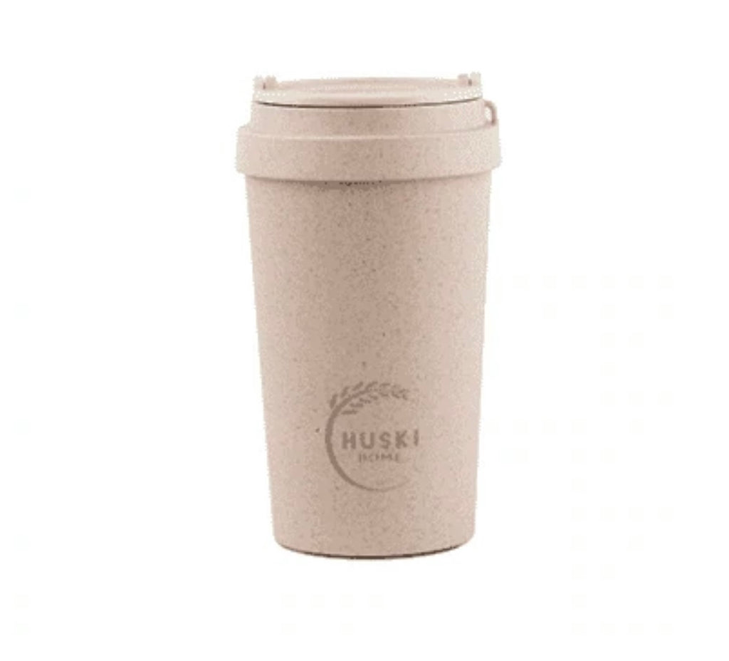 Rose Rice Husk, reusable, sealable travel cup
